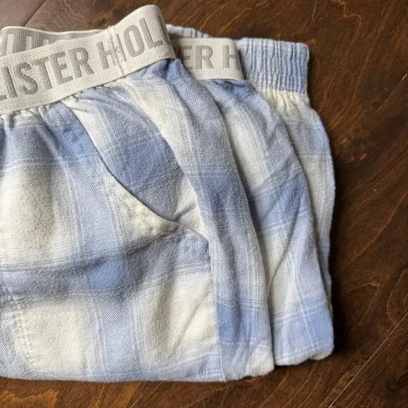 Hollister Flannel Plaid Women's Size S Lounge Jogger Pants - Picture 6 of 6